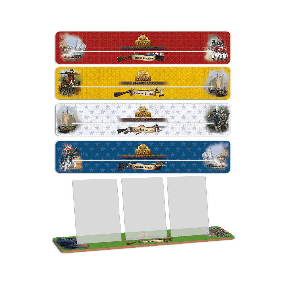 Birth of America: 1812 Wooden Card Holders Set