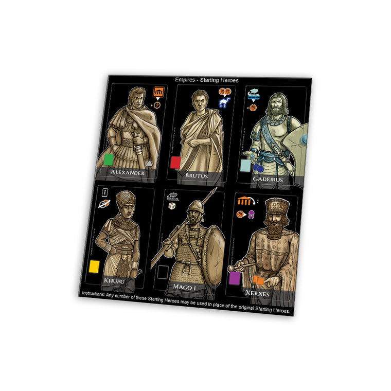 Mare Nostrum Starting Hero Leaders Expansion