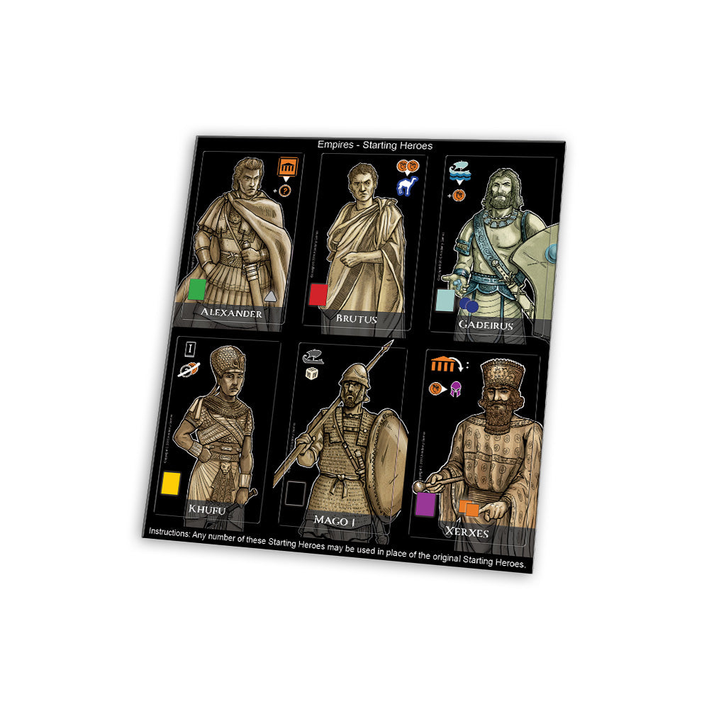 Mare Nostrum Starting Hero Leaders Expansion